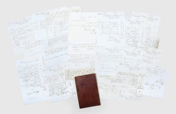 AUSTEN, Jane - TEMPLE BOOK CLUB. Remarkable manuscript archive of a private subscribers’ library.