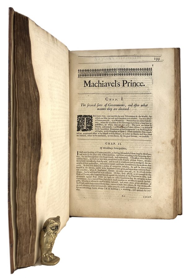 Machiavelli (Niccolo) THE WORKS OF THE FAMOUS NICOLAS MACHIAVELLI, CITIZEN AND SECRETARY OF FLORENCE.