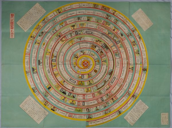 雙六式國史早わかり. [Sugoroku - Quick View of Japan's History].