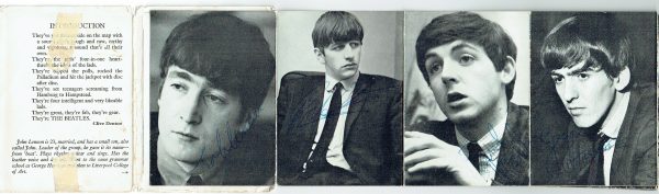 The Beatles: A rare signed „Pixerama“ Foldbook.