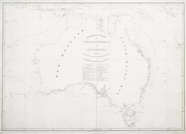 General Chart of Terra Australis or Australia.