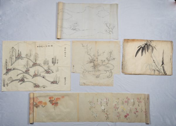 日本画スケッチ集. [Collection of Japanese Sketches].