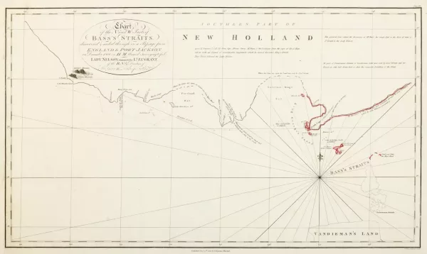 Chart of the N. and W. Parts of Bass’s Straits